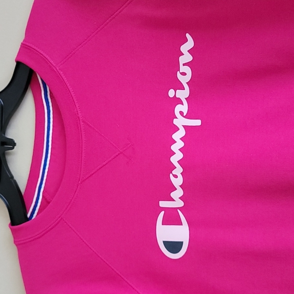 Champion Powerblend Boyfriend Raglan Sweatshirt XS - Picture 4 of 8